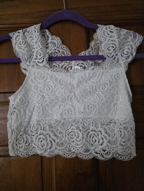 Free People Lace Crop Top